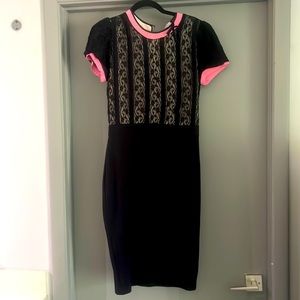 Worn once lace pink accent Red Valentino